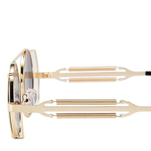 Hippie Gold Sun Glasses - Picture 2 of 6